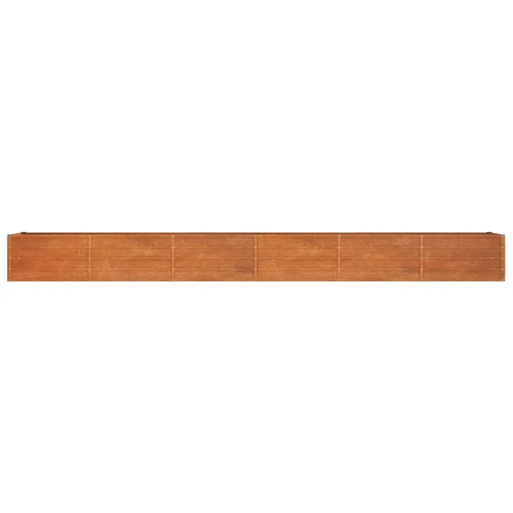 Garden Raised Bed Planter Corten Steel Weathering Brown Outdoor
