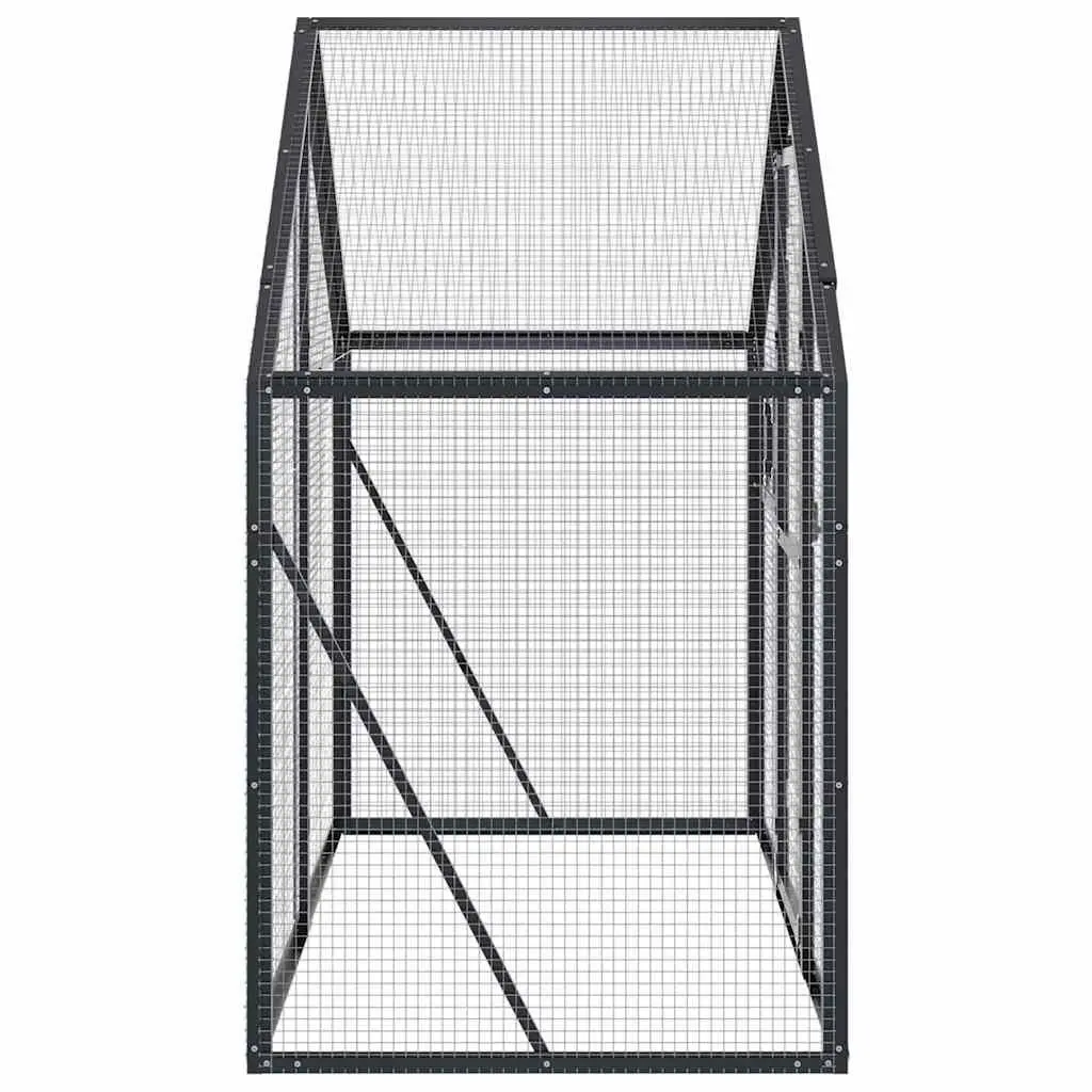 Bird Aviary Large Outdoor Flight Cage Aluminium Frame Wire Mesh Anthracite