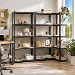 Industrial Storage Shelves 5-Layer Shelving Unit Anthracite Steel Engineered