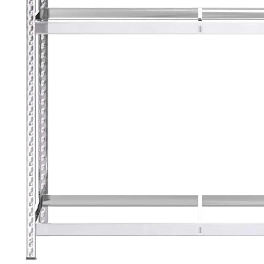 Tire Storage Racks Heavy-duty Steel Frame 2-Layer Adjustable Silver 2 Piece