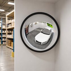Indoor Convex Traffic Mirror Safety Security Acrylic Ø40cm Warehouse Garage