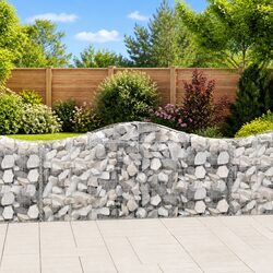 Arched Gabion Basket Garden Barrier Retaining Wall Decorative Outdoor Cage