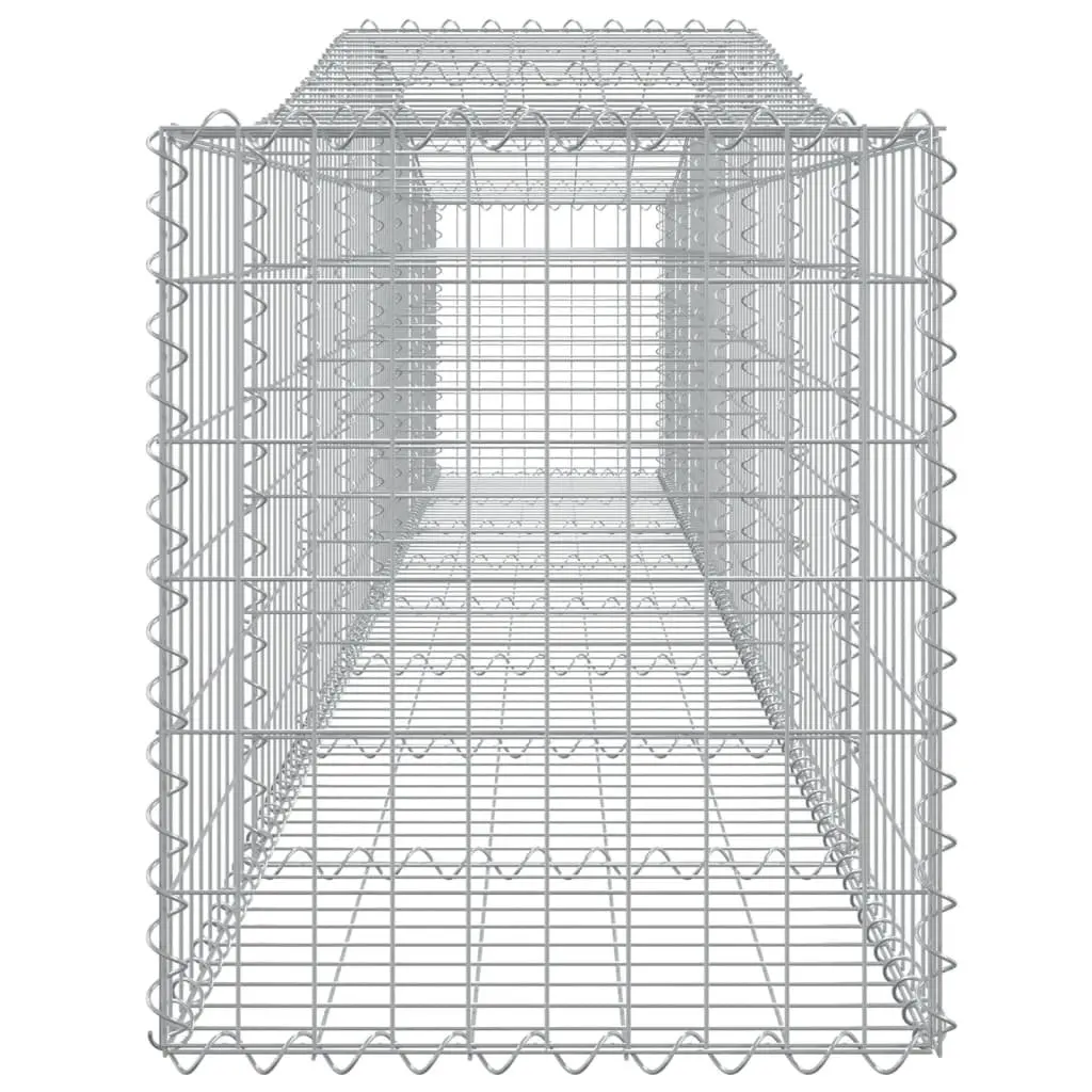 Arched Gabion Basket Garden Barrier Retaining Wall Decorative Outdoor Planter