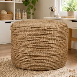 Natural Jute Rope 25 Metre 6mm Thick Braided Craft Decorations Bundling Wrapping