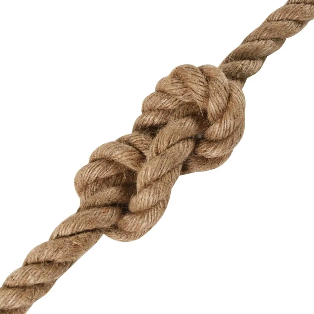 Natural Jute Rope 25 Metre 6mm Thick Braided Craft Decorations Bundling Wrapping