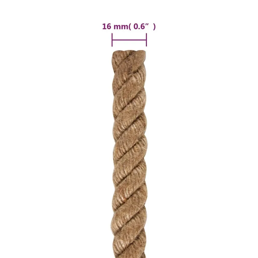 Natural Jute Rope 1mm Brown Twine Cord for Crafts Gardening Decor Packing