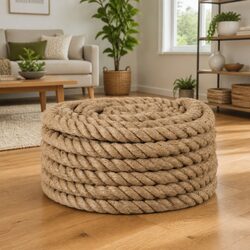 Jute Rope 10m 36mm Brown Natural Twine Cord Crafts Gardening Bundling Wrapping