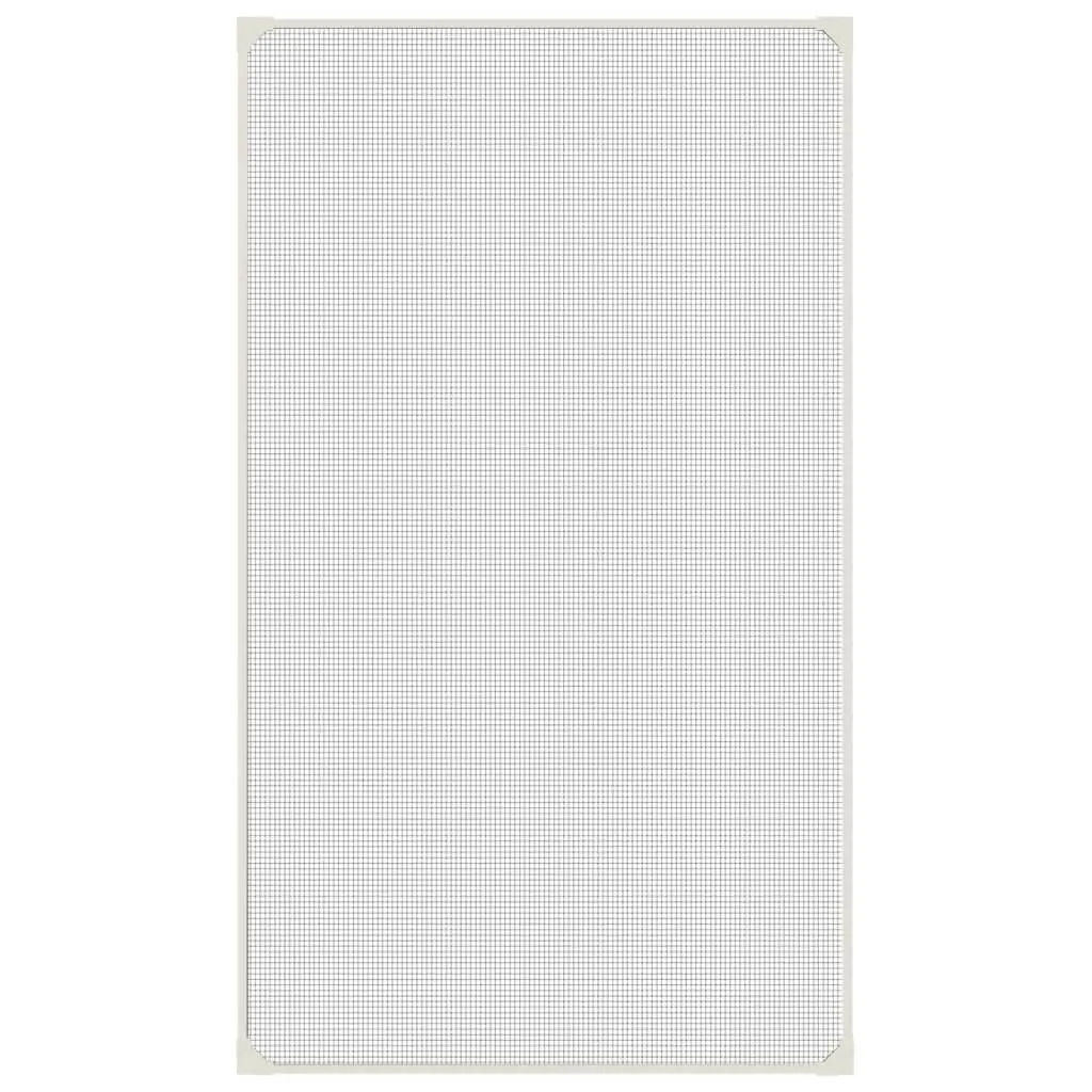 Magnetic Insect Screen for Windows White 80x140 cm Mesh Fly Protection