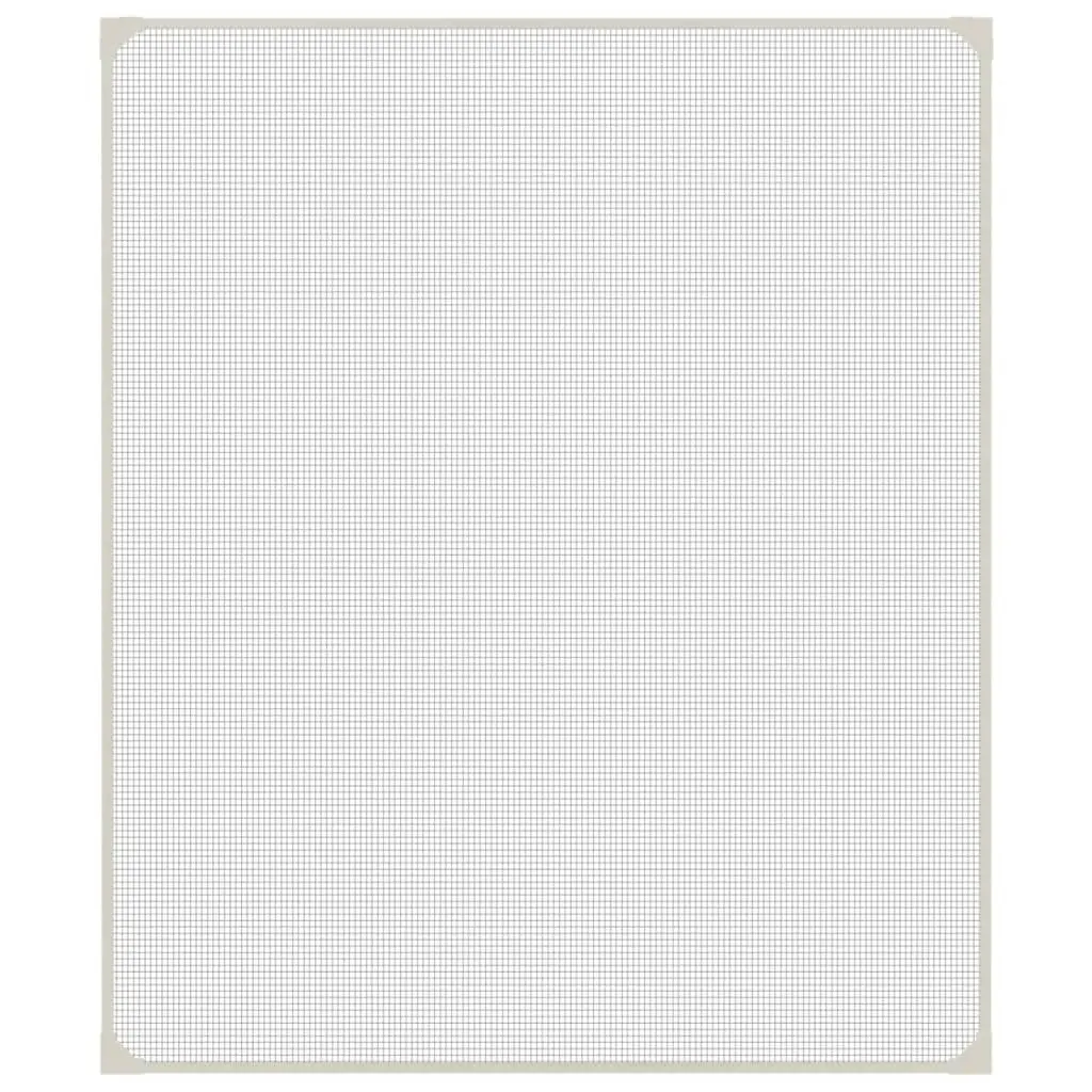Magnetic Insect Screen for Windows White 100x120 cm Fly Mesh Net Protection