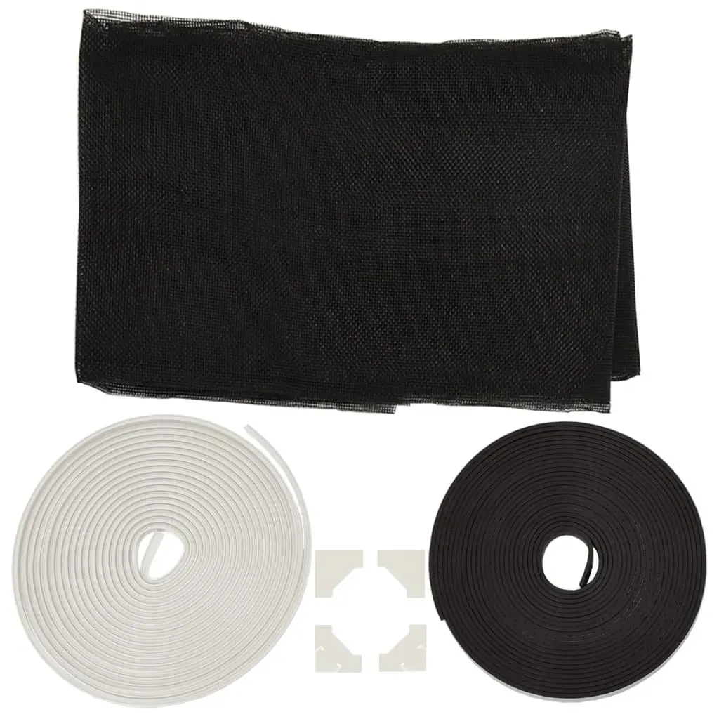 Magnetic Insect Screen for Windows White 100x120 cm Fly Mesh Net Protection