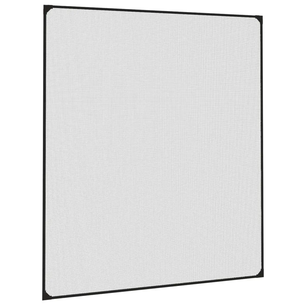 Insect Screen Magnetic Fibreglass Mesh Anthracite 120x140cm