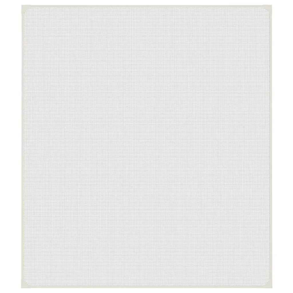 Magnetic Insect Screen for Windows White 130x150 cm Fly Mesh Protection
