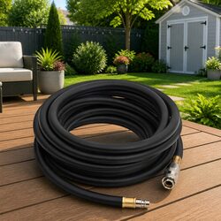 Hybrid Air Hose 5m Pneumatic Compressor Tool 3/8" BSPT Quick Coupler Black