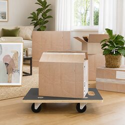 Transport Trolley Rectangular 60x40x11.5 cm 250 kg Capacity Moving Furniture