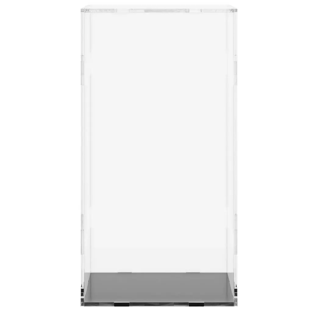 Acrylic Display Box Transparent Dustproof 20x20x38cm