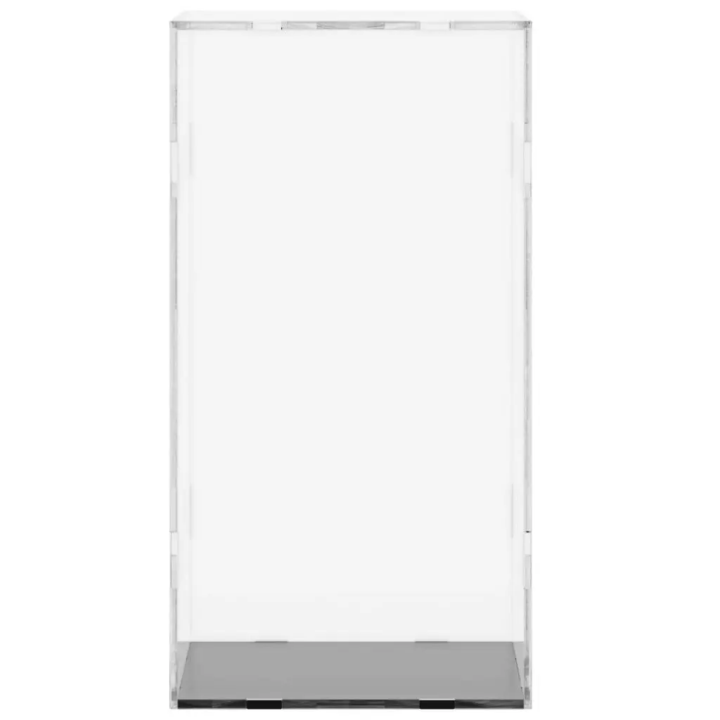 Acrylic Display Box Transparent Dustproof 20x20x38cm