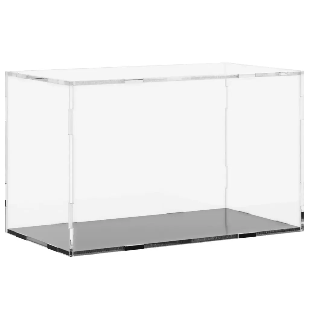 Acrylic Display Box Transparent Dustproof Case for Collectibles Toys Models 31x17x19cm