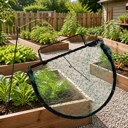 Bird Trap 30cm Outdoor Garden Pest Control Humane Catching Net Reusable Foldable