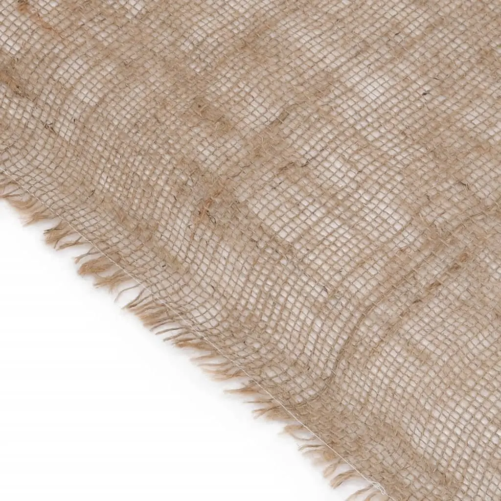 Jute Roll 0.25x15m Natural Burlap Hessian Runner Wedding Party Home Decor Craft