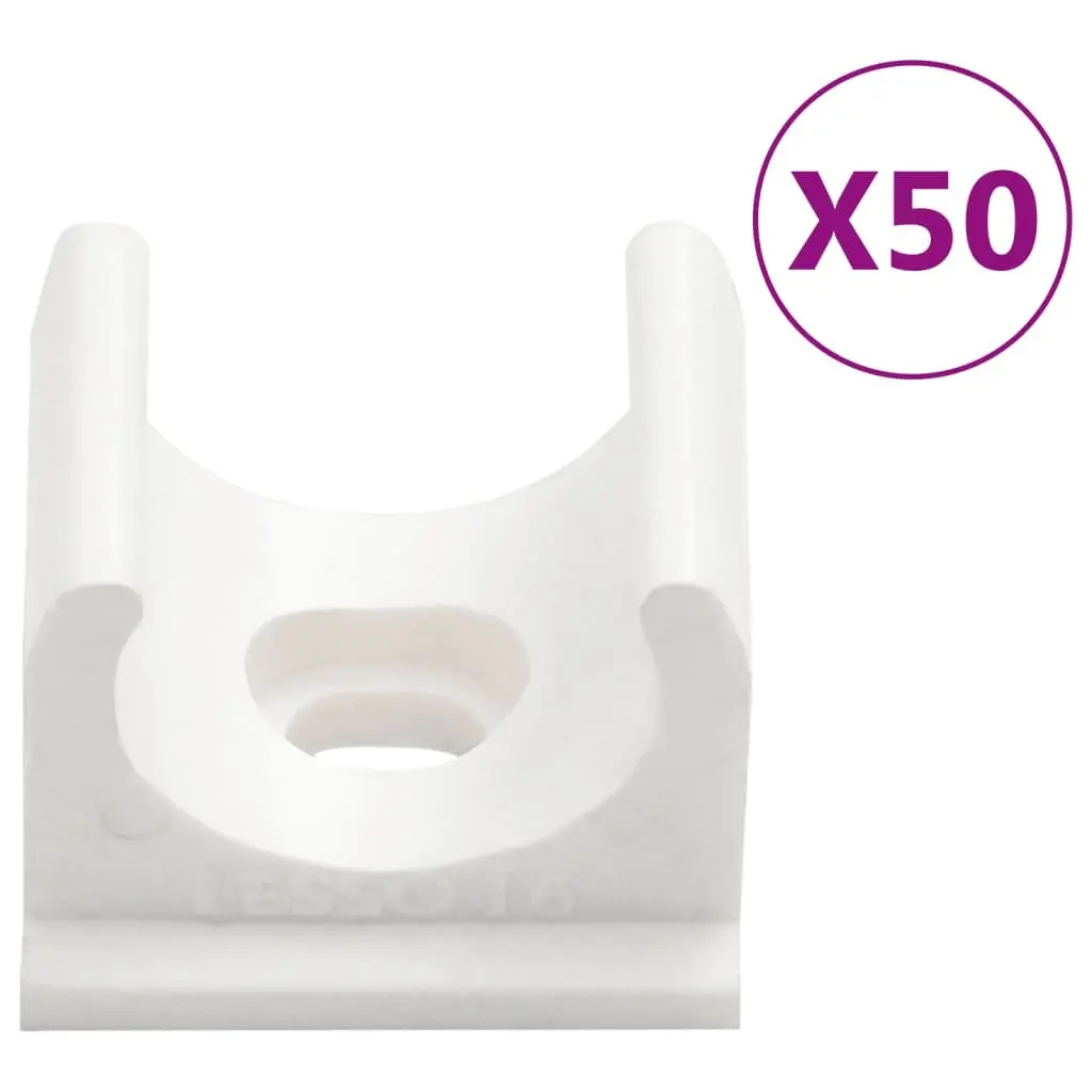 Cable Trunking PVC Wire Cover 30m Ø16mm White Cord Management System