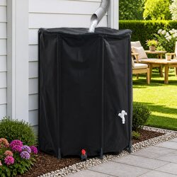 Water Tank Foldable 750L Collapsible Rain Collection Storage Garden Tap Outlet