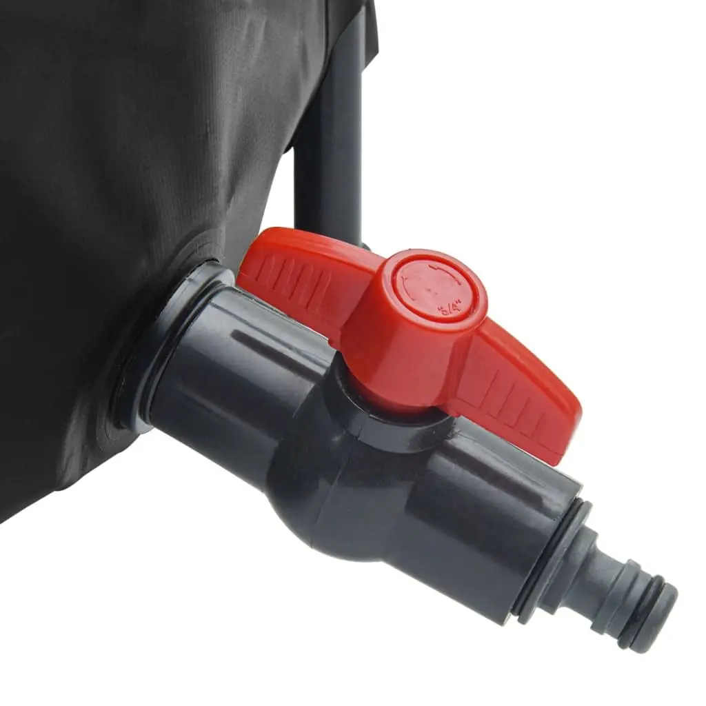 Water Tank Collapsible 500L Rainwater Storage PVC Black