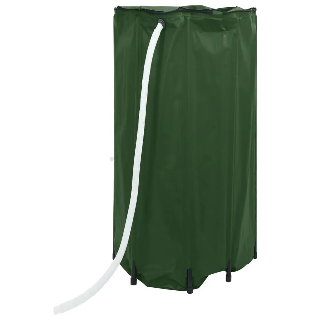 Water Tank Foldable 380L Garden Rainwater Storage Container Green PVC