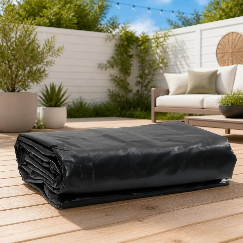 Heavy Duty Tarpaulin Anthracite 3x5m Water Resistant Garden Furniture Cover