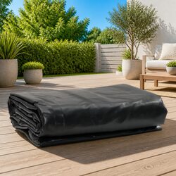 Heavy Duty Tarpaulin 4x5m Anthracite Water Resistant Outdoor Garden Cover