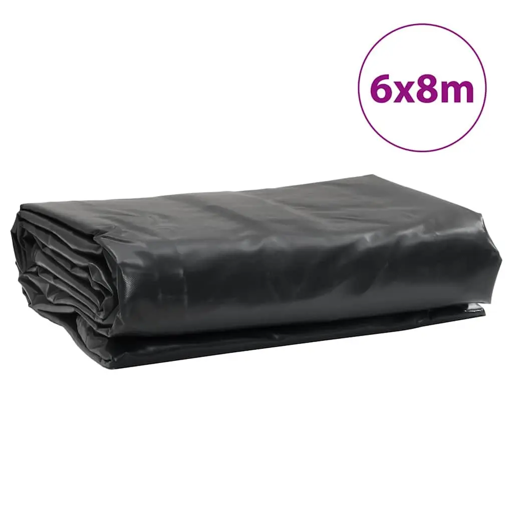 Heavy Duty Tarpaulin Waterproof UV Resistant 6x8 m Anthracite Garden Cover