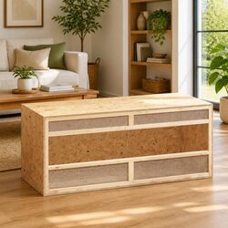Small Animal Terrarium Reptile Habitat Enclosure Glass Engineered Wood