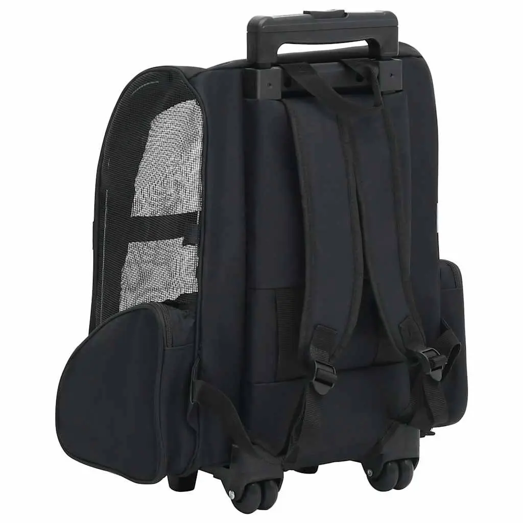 Foldable Pet Trolley Lightweight Ventilated Carrier Backpack Handbag Small Dogs