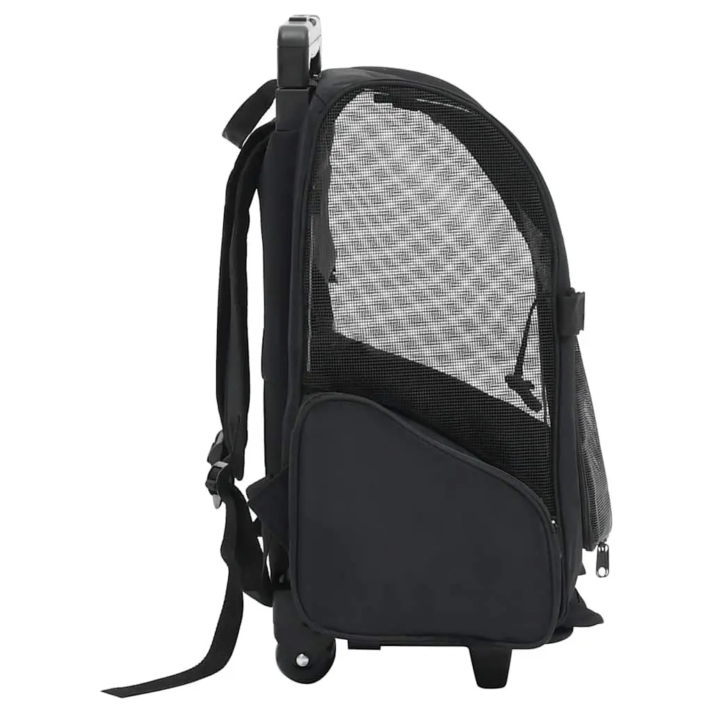 Foldable Pet Trolley Lightweight Ventilated Carrier Backpack Handbag Small Dogs