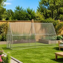Chicken Cage Outdoor Enclosure Small Animal Habitat Galvanised Steel