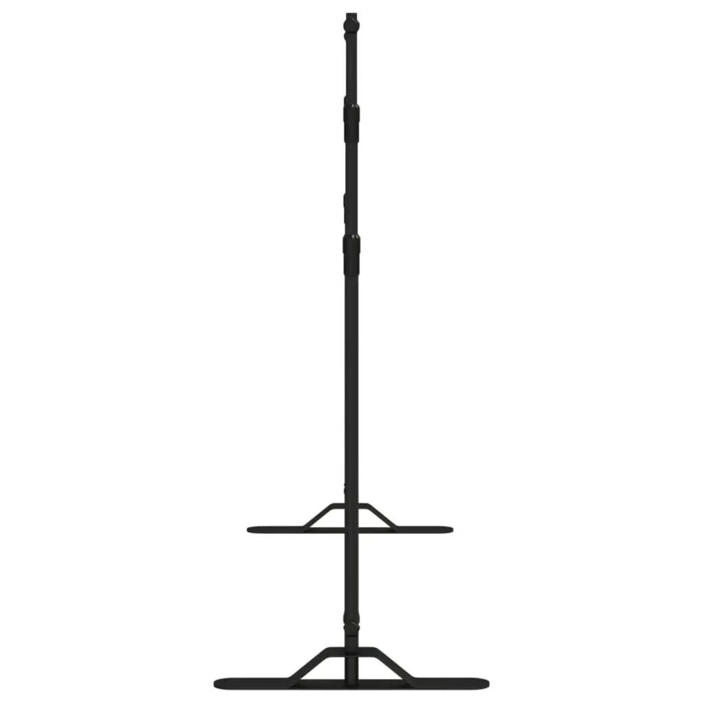 Backdrop Stand Adjustable Black Steel 175-305cm Width