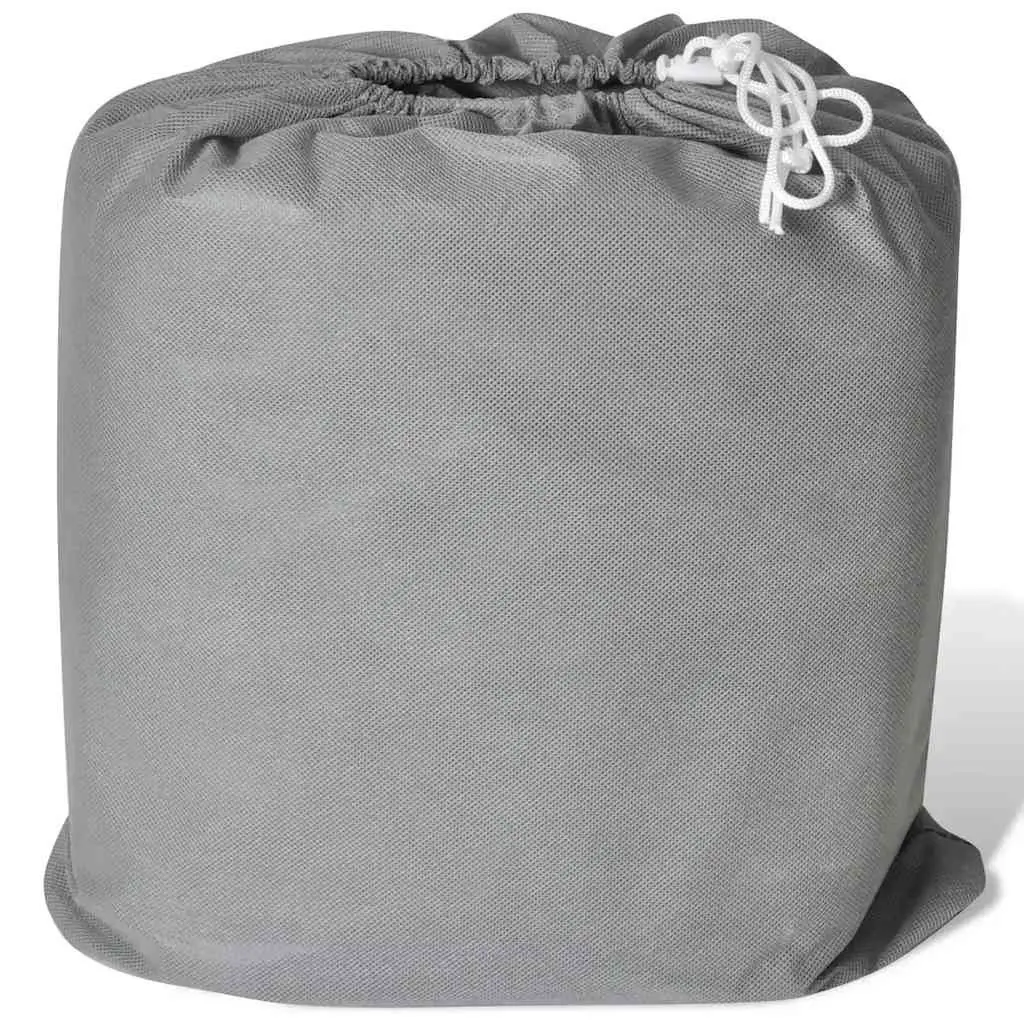Car Cover Protective Dust Shield XL Size Grey Nonwoven Fabric