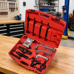 Hydraulic Bearing Puller Separator Tool Set 25 Piece Kit with Storage Case