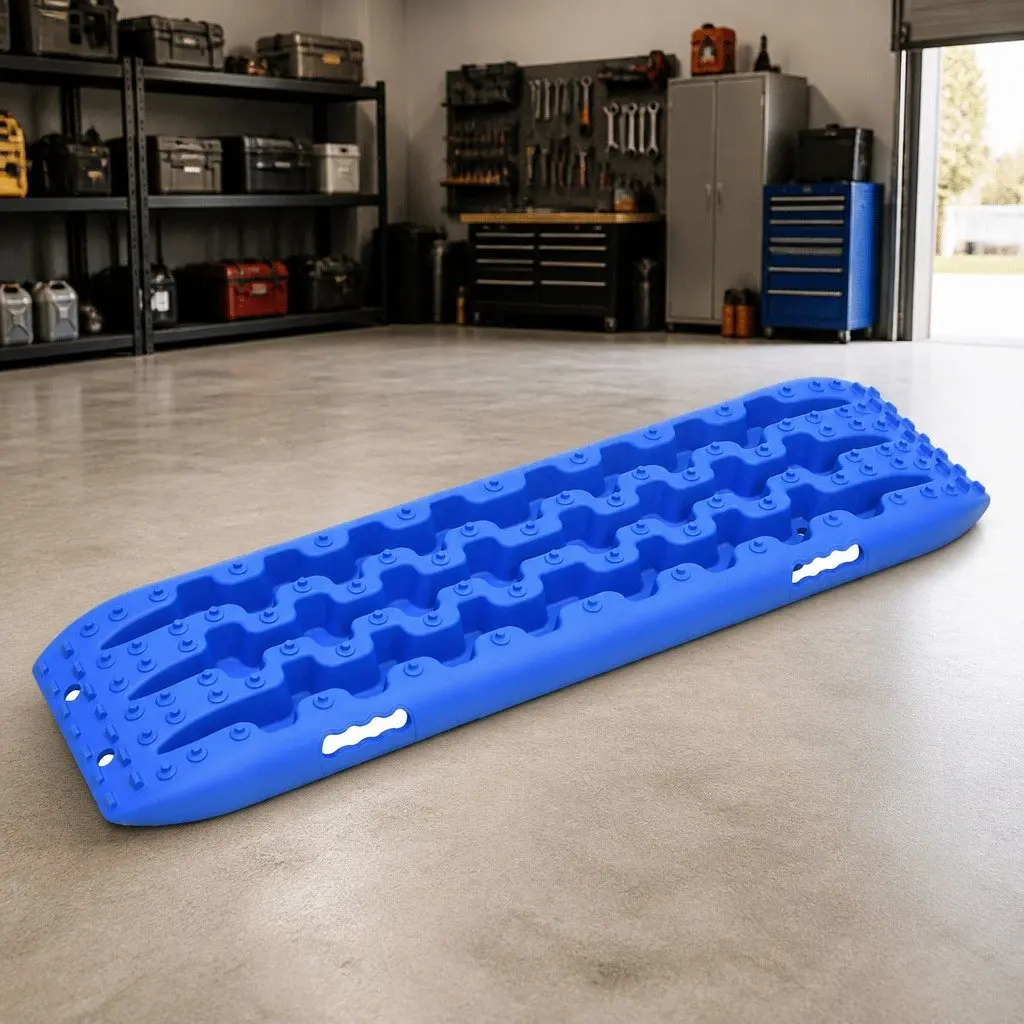 Traction Boards 2 Piece Blue 106x30.5x7 cm Vehicle Recovery Off-Road Emergency Kit