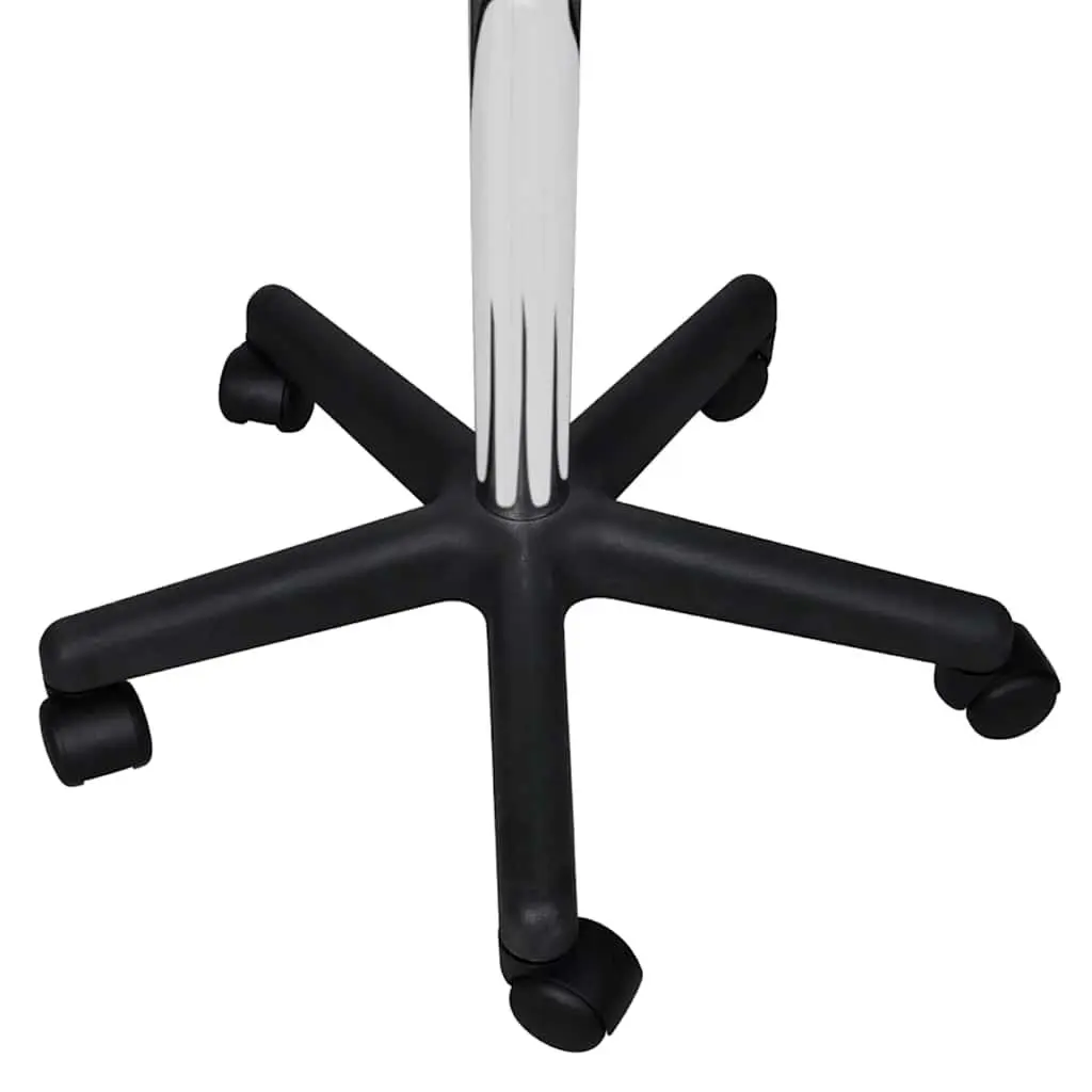 Office Stool White Adjustable Height Gas Lift Modern Design Lightweight Seating