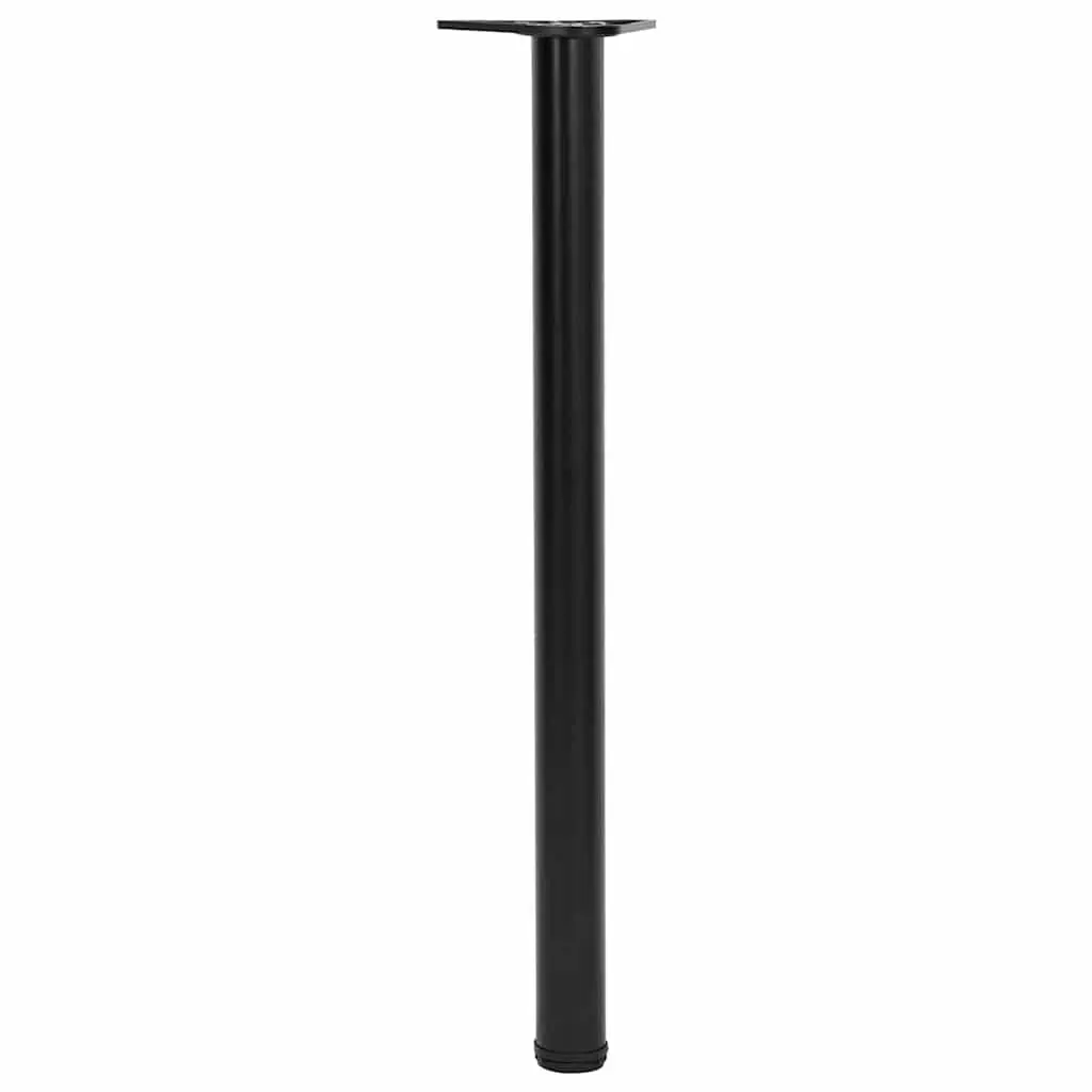 Adjustable Table Legs Set 4 pcs 870mm Black Replacement Furniture Support