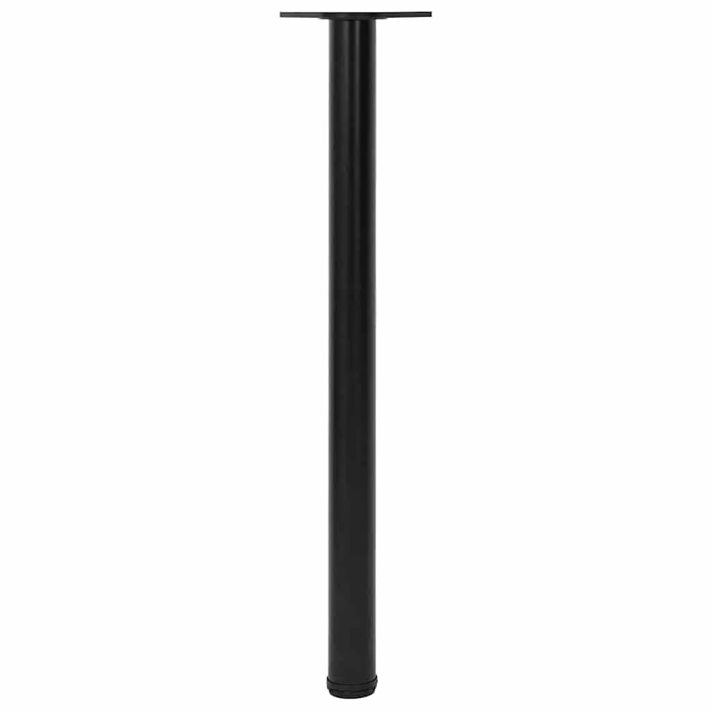 Adjustable Table Legs Set 4 pcs 870mm Black Replacement Furniture Support