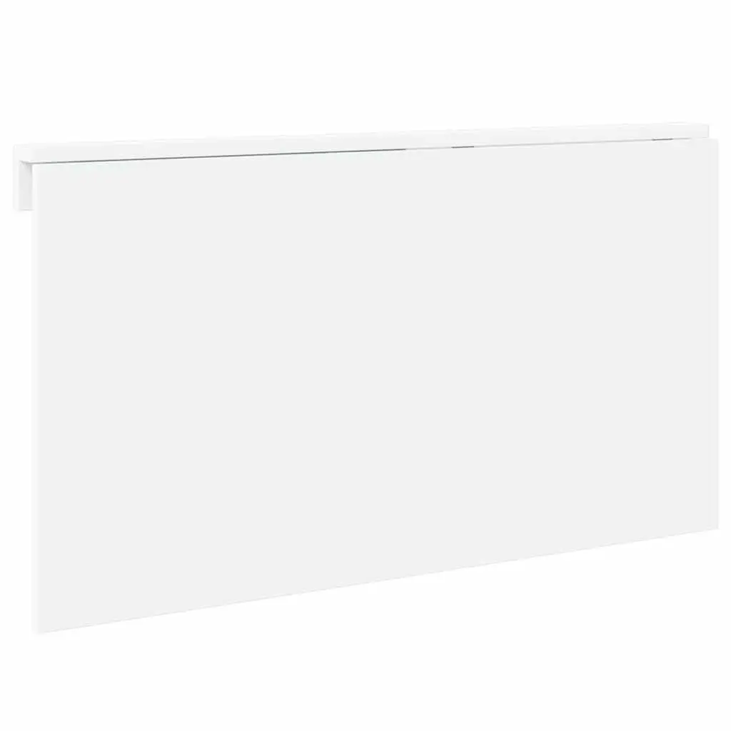 Folding Wall Table White 100x60 cm Space-Saving Mounted Kitchen Desk Compact