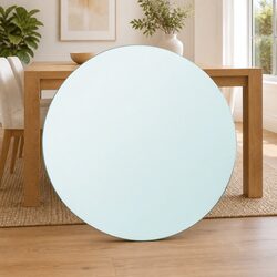 Round Tempered Glass Table Top 300mm Transparent Dining Coffee Garden Furniture