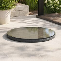 Round Tempered Glass Table Top 400mm Transparent Dining Coffee Table Surface