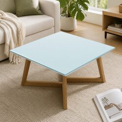 Tempered Glass Table Top Square 700x700mm Dining Coffee Garden Furniture