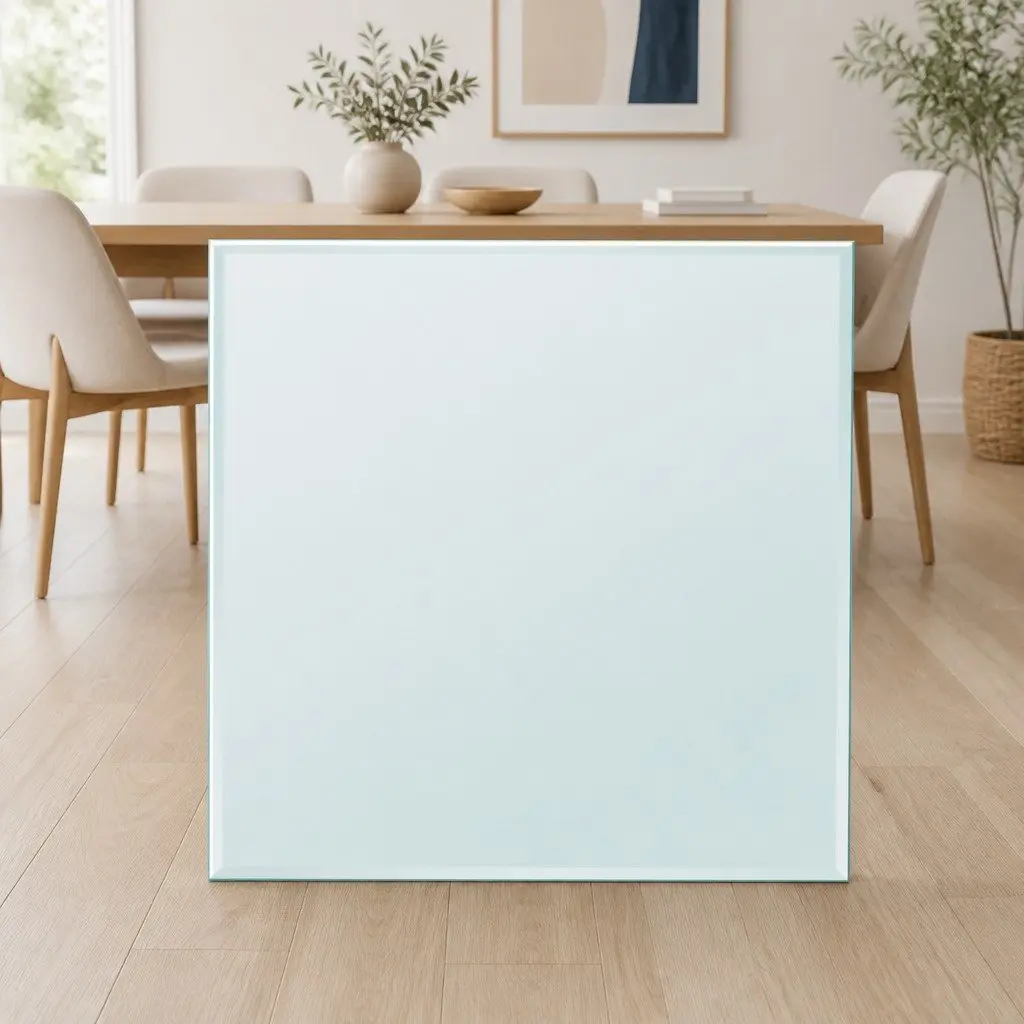 Tempered Glass Table Top Square 800x800 mm Transparent Dining Coffee Garden