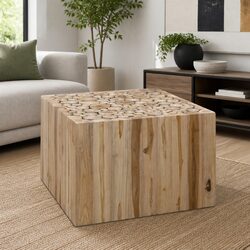 Coffee Table Brown Accent Side End Table Sturdy Durable Home Furniture Decor