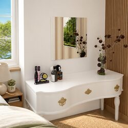 Wall Mirror 50x50 cm Square Glass Silver Bedroom Living Room Home Decor