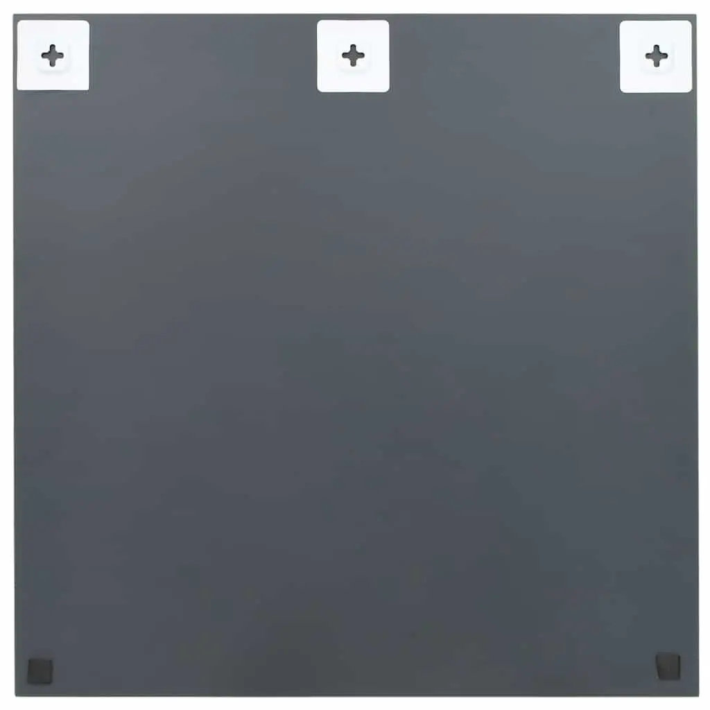 Square Wall Mirror 60x60 cm Glass Silver Minimalist Home Bedroom Living Room Dressing Decor