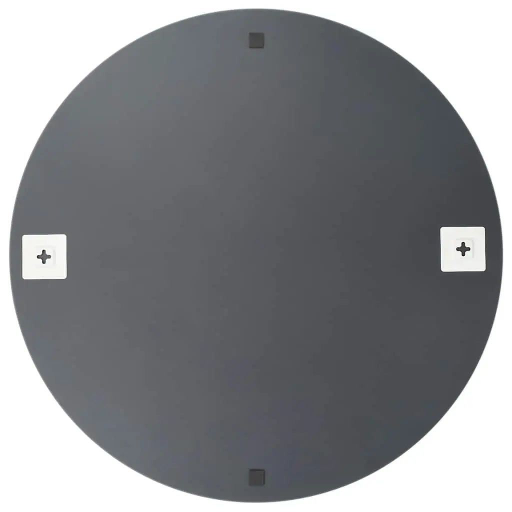 Round Wall Mirror 70cm Silver Modern Home Decor